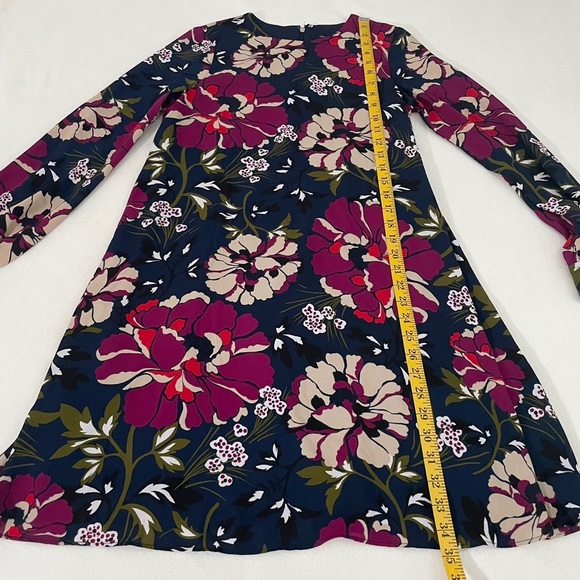 TOMMY HILFIGER Women’s Floral Print Chiffon A-Line Dress - Picture 10 of 11